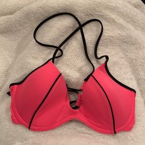 PINK Victoria’s Secret hot pink bikini top